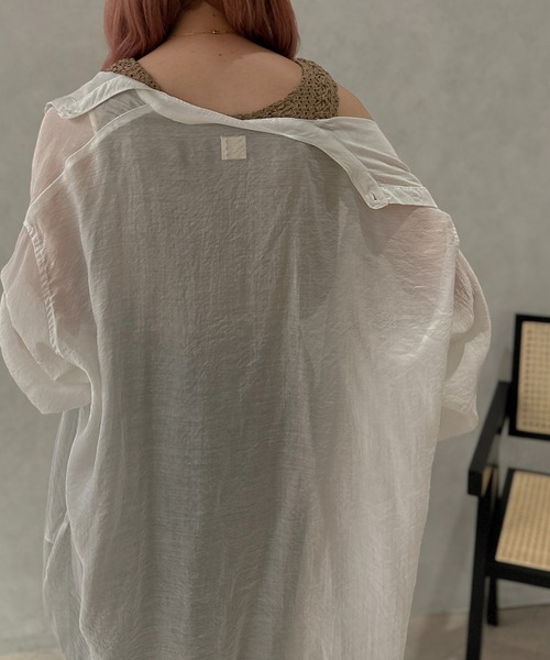 apres jour clair（アプレジュールクレア）の「【apres jour clair】かぎ針編み風タンク【ZOZOTOWN限定アイテム】（タンクトップ・レディース・モカ/オレンジ/アイボリー・X-LARGE/フリー）」の13枚目の写真