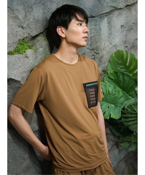 セール】【WEB限定販売】Holidayout 冷感メッシュ ポケットT