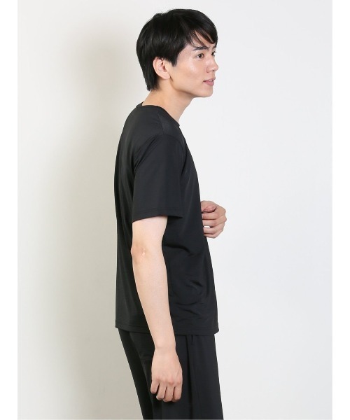 TAKA-Q（タカキュー）の「【WEB限定販売】Holidayout 冷感メッシュ ポケットT(セットアップ可能)（Tシャツ/カットソー・メンズ・イエロー/カーキ/ブラック・MEDIUM/LARGE/X-LARGE）」の15枚目の写真
