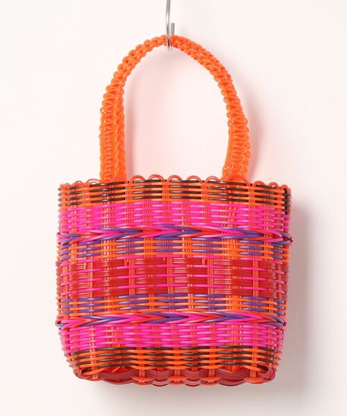 ROSE BUD（ローズバッド）の「(SCONI)ミニバスケットスタンダード（トートバッグ・レディース・ベージュ/オレンジ・FREE）」の8枚目の写真