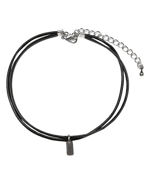 LUXSTYLE（ラグスタイル）の「PUレザーエナメルアンクレット（アンクレット・メンズ・ブラウン/オレンジ/ブルー/グレー/ブラック・FREE）」の10枚目の写真