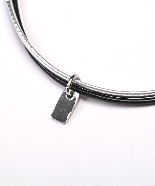 LUXSTYLE（ラグスタイル）の「PUレザーエナメルアンクレット（アンクレット・メンズ・ブラウン/オレンジ/ブルー/グレー/ブラック・FREE）」の7枚目の写真