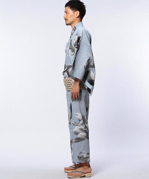UNITED ARROWS（ユナイテッドアローズ）の「誉 浴衣 金魚◆（浴衣・メンズ・シルバー・MEDIUM/LARGE）」の6枚目の写真