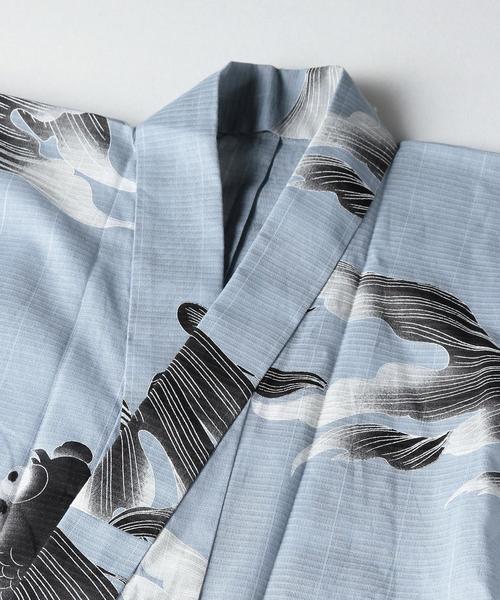 UNITED ARROWS（ユナイテッドアローズ）の「誉 浴衣 金魚◆（浴衣・メンズ・シルバー・MEDIUM/LARGE）」の8枚目の写真