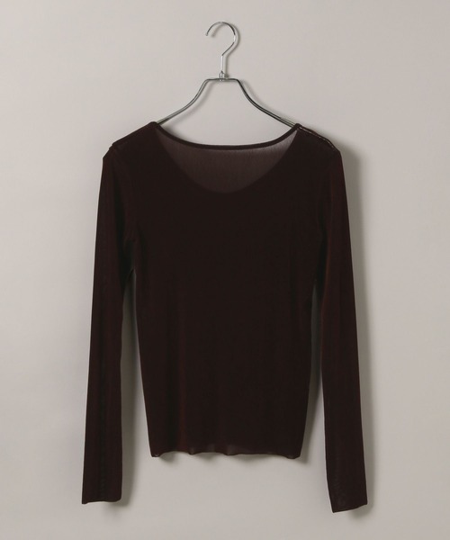 新品！apart by lowrys シアーベロアカットソー シアーベロアカットソー_長袖（Tシャツ/カットソー）｜A part by