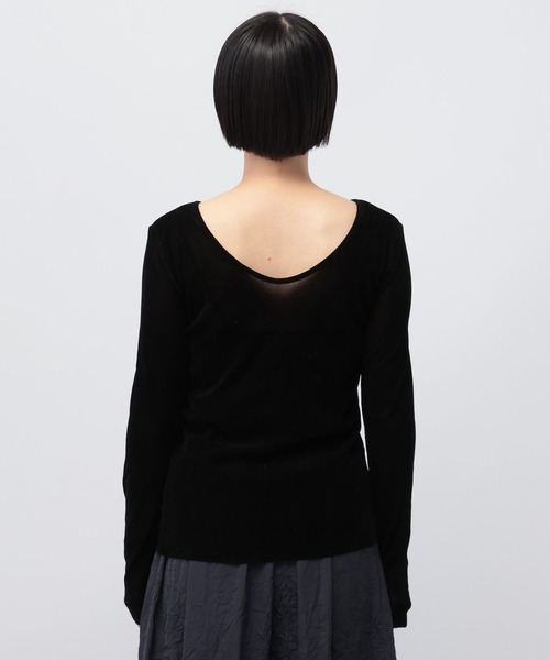 タグ付き新品未使用　アパートバイローリーズ　シアーベロアカットソー シアーベロアカットソー_長袖（Tシャツ/カットソー）｜A part by