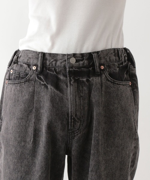 RAGEBLUE(レイジブルー)の「Loose Fit Vintage Tuck Denim Pants/ルーズフィットヴィンテージタックデニムパンツ(デニムパンツ・メンズ・ダークブラウン/ブルー/ダークグレー/ブルー系その他・MEDIUM/SMALL/LARGE)」の13枚目の写真