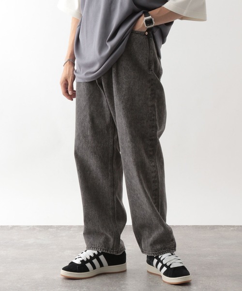 treat ürself tuck loose denim pants orslow-two-tuck-denim-wide-