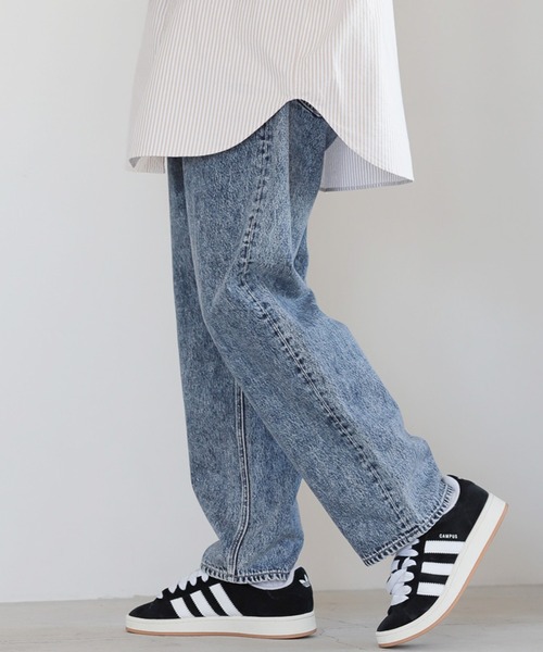 RAGEBLUE(レイジブルー)の「Loose Fit Vintage Tuck Denim Pants/ルーズフィットヴィンテージタックデニムパンツ(デニムパンツ・メンズ・ダークブラウン/ブルー/ダークグレー/ブルー系その他・MEDIUM/SMALL/LARGE)」の5枚目の写真