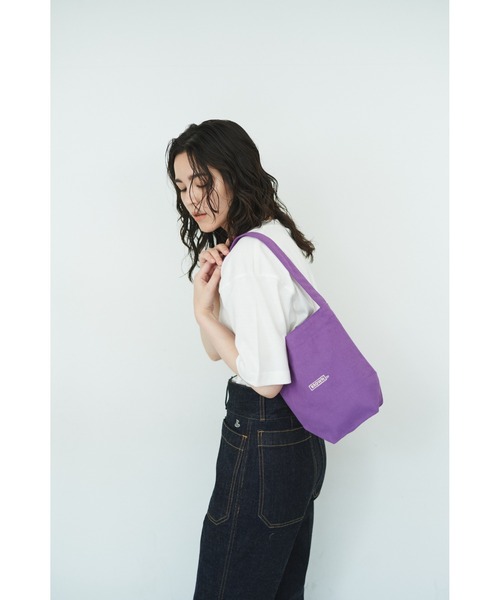 THEATRE PRODUCTS（シアタープロダクツ）の「コットンキャンバスハンドバッグ（ハンドバッグ・レディース・ブルー/ピンク/イエロー/パープル/ブラック・FREE）」の10枚目の写真