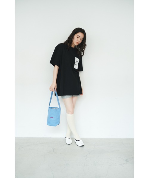 THEATRE PRODUCTS（シアタープロダクツ）の「コットンキャンバスハンドバッグ（ハンドバッグ・レディース・ブルー/ピンク/イエロー/パープル/ブラック・FREE）」の19枚目の写真