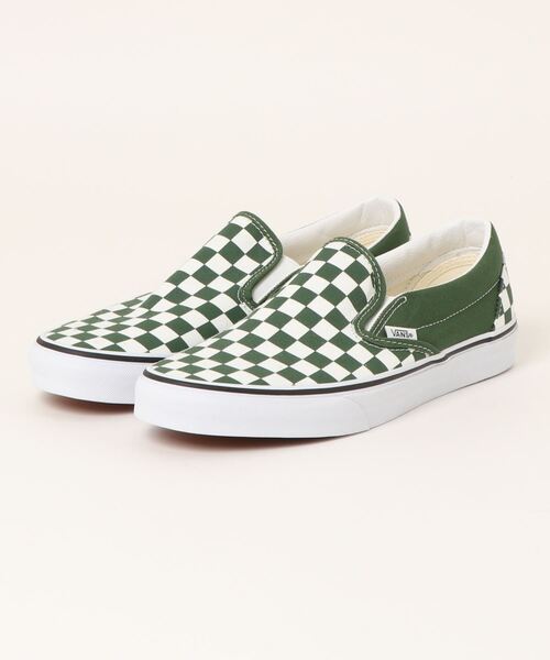VANS(バンズ)の「【VANS】ヴァンズ CLASSIC SLIP-ON クラシック スリッポン(スリッポン・メンズ・グリーン・28/27)」の10枚目の写真