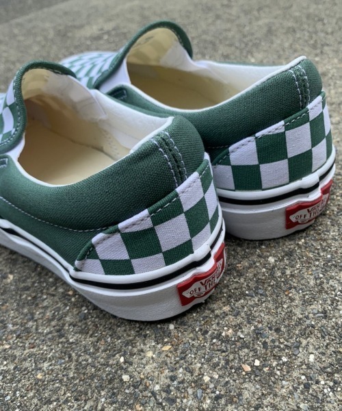 VANS(バンズ)の「【VANS】ヴァンズ CLASSIC SLIP-ON クラシック スリッポン(スリッポン・メンズ・グリーン・28/27)」の7枚目の写真