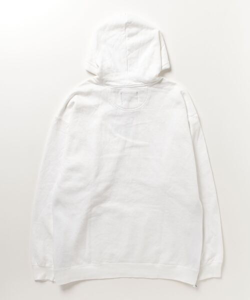 NANO universe（ナノユニバース）の「Ｓｉｄｅ　Ｚｉｐ　ＳＷＥＡＴ　ＰＡＲＫＡ－ＢＡＮＤＡＮＡ（Tシャツ/カットソー・メンズ・ホワイト・FREE）」の2枚目の写真