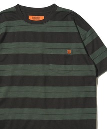 【UNIVERSAL OVERALL】 RETRO BORDER POCKET TEE / レトロボーダーポケットTシャツ