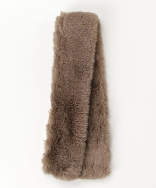 FUNALIVE(ファンアライブ)の「PAGE ONE 差し込みフェイクファーミニティペット(ネックウォーマー/スヌード・レディース・チャコール/ベージュ/グレー/モカ/ブルー/チャコールグレー/ライトグレー/チョコ/ライトベージュ/ブルー系1/アイボリー/グレー系その他/グレー系その他2・FREE)」の21枚目の写真