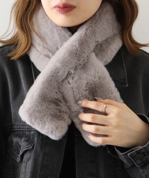 FUNALIVE | PAGE ONE 差し込みフェイクファーミニティペット(ネックウォーマー/スヌード)