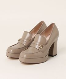 美品　定価1.6万　ジルスチュアート クリアヒールラウンドトゥパンプス　シルバー JILLSTUART shoe（ジルスチュアート シュー）の「クリアヒール