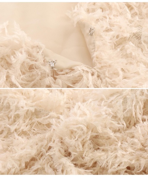 Settimissimo（セッティミッシモ）の「フリンジレースノーカラージレ（ベスト・レディース・ベージュ系その他/ブラック・M）」の19枚目の写真