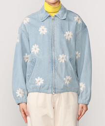 NOMA t.d 花柄刺繍 デニムジャケット NOMA t.d. / ノーマ ティーディー】Flower Embroidery Blouson