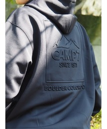 CAMP7 | 【CAMP7】バッグエンボスロゴフードスウェットパーカー(パーカー)