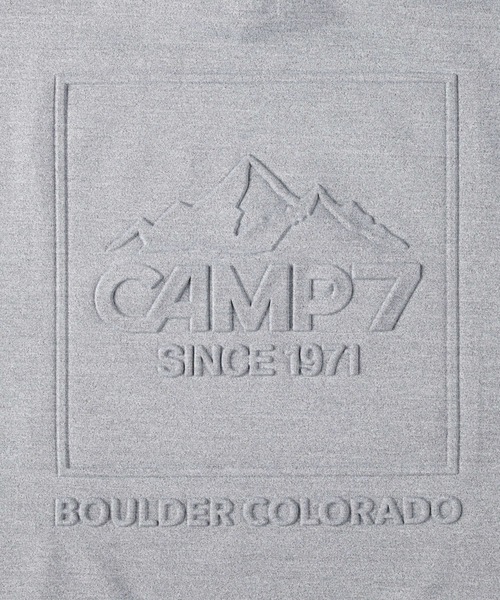 CAMP7（キャンプセブン）の「【CAMP7】バッグエンボスロゴフードスウェットパーカー（パーカー・メンズ・ブラック/オフホワイト/グレー・XL/M/S/L）」の5枚目の写真