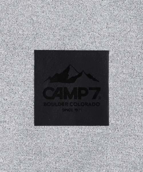 CAMP7（キャンプセブン）の「【CAMP7】バッグエンボスロゴフードスウェットパーカー（パーカー・メンズ・ブラック/オフホワイト/グレー・XL/M/S/L）」の6枚目の写真