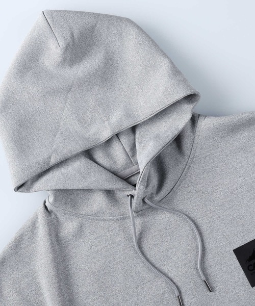 CAMP7（キャンプセブン）の「【CAMP7】バッグエンボスロゴフードスウェットパーカー（パーカー・メンズ・ブラック/オフホワイト/グレー・XL/M/S/L）」の8枚目の写真