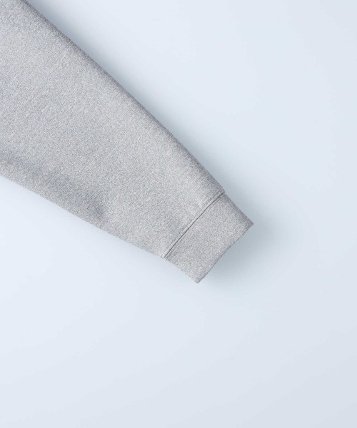 CAMP7（キャンプセブン）の「【CAMP7】バッグエンボスロゴフードスウェットパーカー（パーカー・メンズ・ブラック/オフホワイト/グレー・XL/M/S/L）」の9枚目の写真