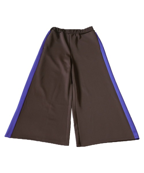 antiqua(アンティカ)の「配色ラインワイドパンツ(その他パンツ・レディース・グリーン系その他/ブラック系その他/ブラウン系その他・FREE)」の11枚目の写真