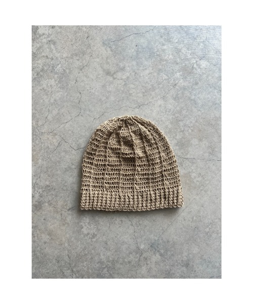 owndaily(オンデイリー)の「ニットベレー帽(ニットキャップ/ビーニー・レディース・ブラック/ベージュ・FREE)」の5枚目の写真