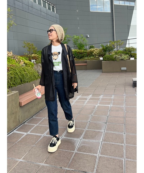 owndaily(オンデイリー)の「ニットベレー帽(ニットキャップ/ビーニー・レディース・ブラック/ベージュ・FREE)」の12枚目の写真