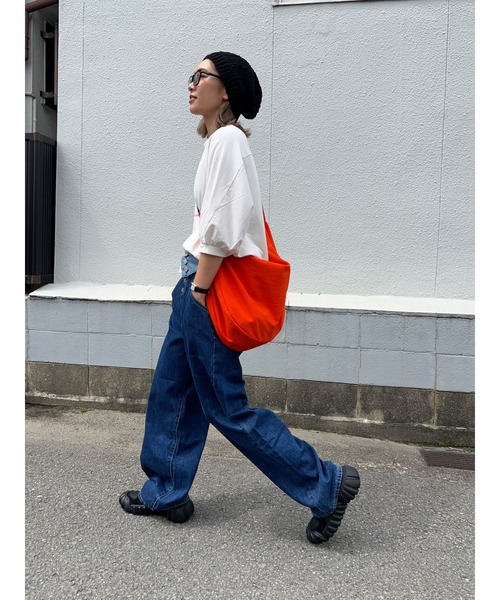 owndaily(オンデイリー)の「ニットベレー帽(ニットキャップ/ビーニー・レディース・ブラック/ベージュ・FREE)」の15枚目の写真