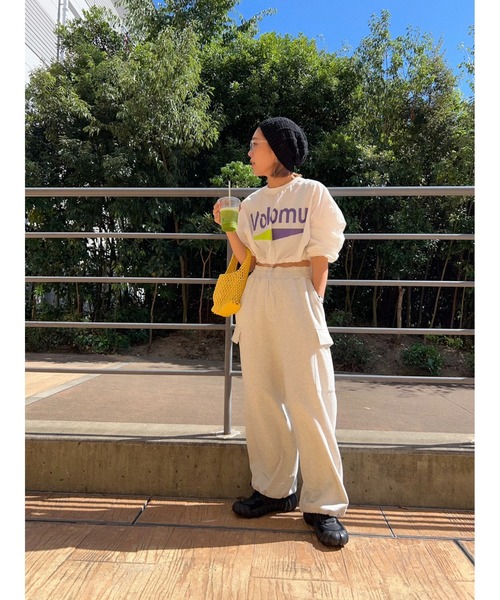 owndaily(オンデイリー)の「ニットベレー帽(ニットキャップ/ビーニー・レディース・ブラック/ベージュ・FREE)」の17枚目の写真