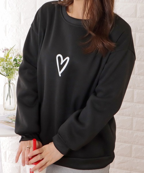 Lace Ladies(レースレディース)の「ワンポイント付きオーバーサイジング長袖プルオーバー(ニット/セーター・レディース・ホワイト/ブラック/グレー・XL/M)」の10枚目の写真