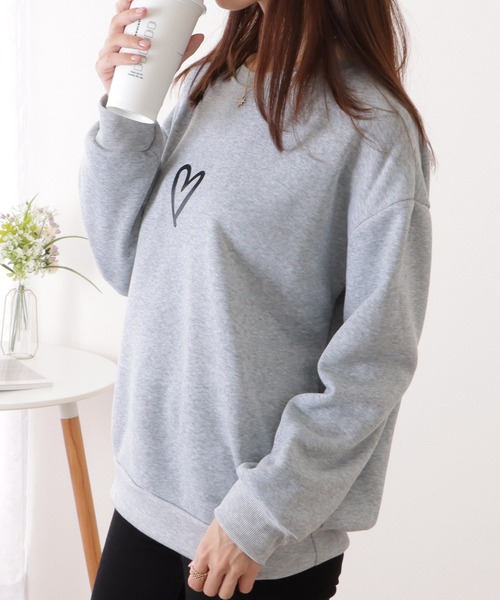 Lace Ladies(レースレディース)の「ワンポイント付きオーバーサイジング長袖プルオーバー(ニット/セーター・レディース・ホワイト/ブラック/グレー・XL/M)」の19枚目の写真