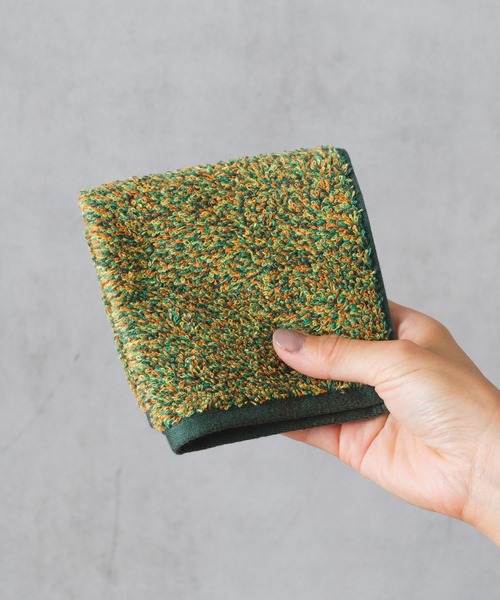 BIRTHDAY BAR（バースデイバー）の「MELANGE タオルハンカチ（ハンカチ/ハンドタオル・レディース・ブルー/グリーン/グレー/オレンジ・フリー）」の2枚目の写真