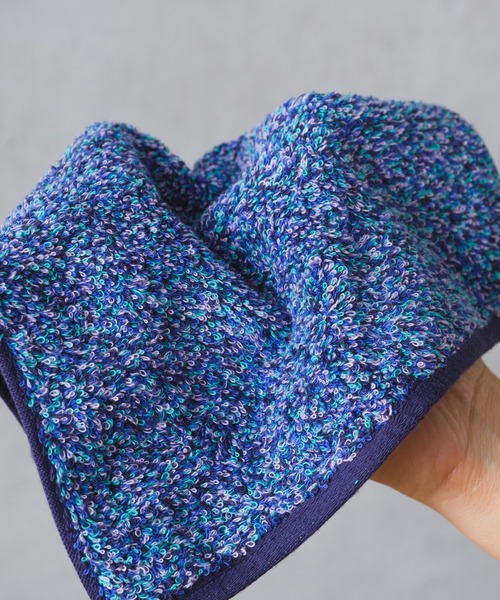 BIRTHDAY BAR（バースデイバー）の「MELANGE タオルハンカチ（ハンカチ/ハンドタオル・レディース・ブルー/グリーン/グレー/オレンジ・フリー）」の9枚目の写真