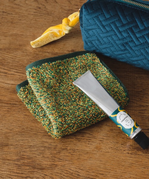 BIRTHDAY BAR（バースデイバー）の「MELANGE タオルハンカチ（ハンカチ/ハンドタオル・レディース・ブルー/グリーン/グレー/オレンジ・フリー）」の10枚目の写真