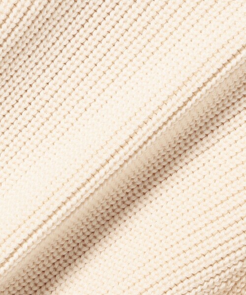 BATONER（バトナー）の「【SHIPS別注】BATONER:ハーフ ジップ ニット