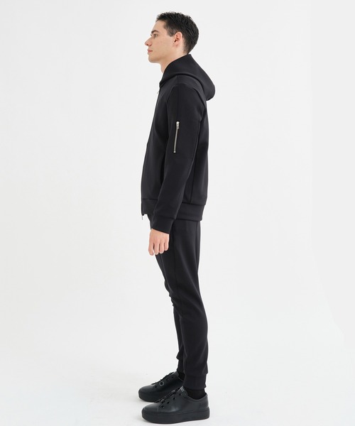 ATTACHMENT（アタッチメント）の「【ATTACHMENT / アタッチメント】STRETCH SMOOTH ZIP JOGGER TROUSERS/ストレッチスムースジップジョガートラウザーズ（その他パンツ・メンズ・ブラック/ダークグレー・2/1/3）」の9枚目の写真
