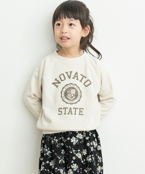 URBAN RESEARCH DOORS(アーバンリサーチドアーズ)の「『親子リンク』フロッキープリントスウェット(KIDS)(スウェット・キッズ・グレー系その他/ネイビー/ホワイト系その他・135/105/120)」の2枚目の写真