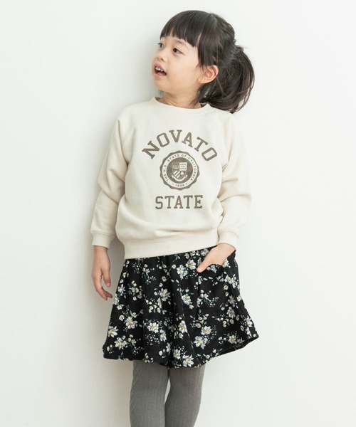 URBAN RESEARCH DOORS(アーバンリサーチドアーズ)の「『親子リンク』フロッキープリントスウェット(KIDS)(スウェット・キッズ・グレー系その他/ネイビー/ホワイト系その他・135/105/120)」の5枚目の写真