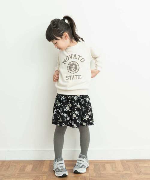 URBAN RESEARCH DOORS(アーバンリサーチドアーズ)の「『親子リンク』フロッキープリントスウェット(KIDS)(スウェット・キッズ・グレー系その他/ネイビー/ホワイト系その他・135/105/120)」の6枚目の写真