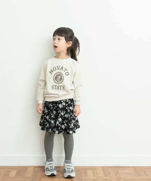 URBAN RESEARCH DOORS(アーバンリサーチドアーズ)の「『親子リンク』フロッキープリントスウェット(KIDS)(スウェット・キッズ・グレー系その他/ネイビー/ホワイト系その他・135/105/120)」の7枚目の写真