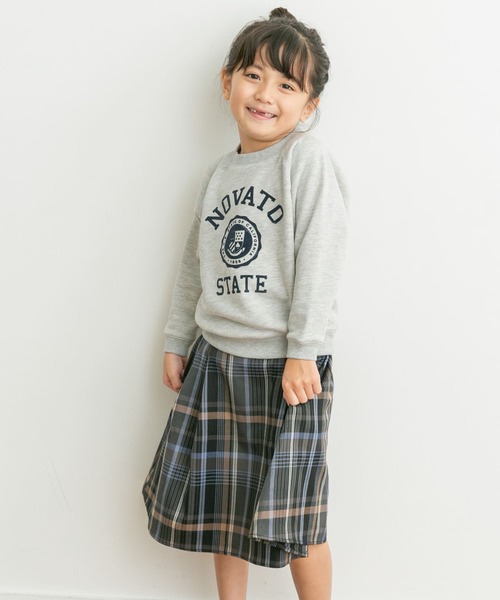 URBAN RESEARCH DOORS(アーバンリサーチドアーズ)の「『親子リンク』フロッキープリントスウェット(KIDS)(スウェット・キッズ・グレー系その他/ネイビー/ホワイト系その他・135/105/120)」の11枚目の写真