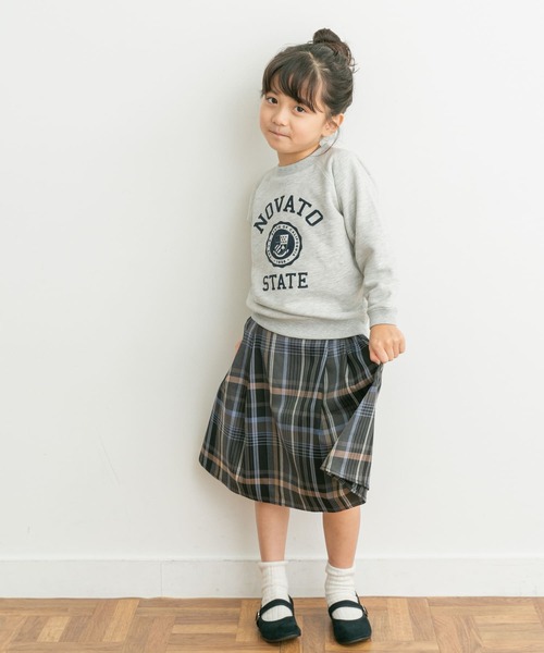 URBAN RESEARCH DOORS(アーバンリサーチドアーズ)の「『親子リンク』フロッキープリントスウェット(KIDS)(スウェット・キッズ・グレー系その他/ネイビー/ホワイト系その他・135/105/120)」の13枚目の写真