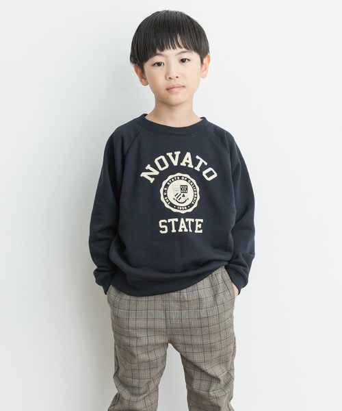URBAN RESEARCH DOORS(アーバンリサーチドアーズ)の「『親子リンク』フロッキープリントスウェット(KIDS)(スウェット・キッズ・グレー系その他/ネイビー/ホワイト系その他・135/105/120)」の16枚目の写真