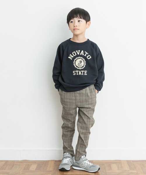 URBAN RESEARCH DOORS(アーバンリサーチドアーズ)の「『親子リンク』フロッキープリントスウェット(KIDS)(スウェット・キッズ・グレー系その他/ネイビー/ホワイト系その他・135/105/120)」の17枚目の写真