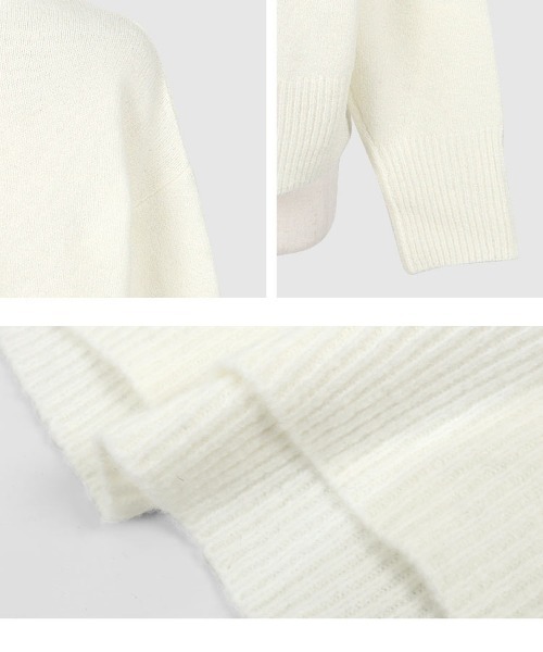 田中亜希子さんコラボ ]フラッフィーニットトップス（ニット/セーター